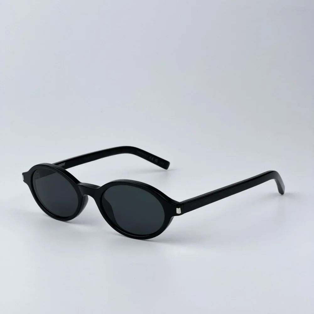 Saint Laurent Men BRAND NEW Sunglasses Black Oval SL751 JEANNE 001